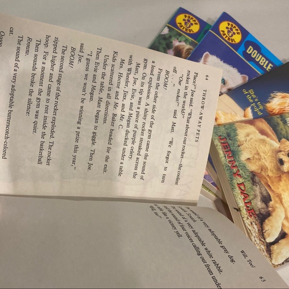 🎉2/20 Set of 5 Vintage Puppy Pet Patrol Young Reader Elementary School Books - Picture 6 of 9